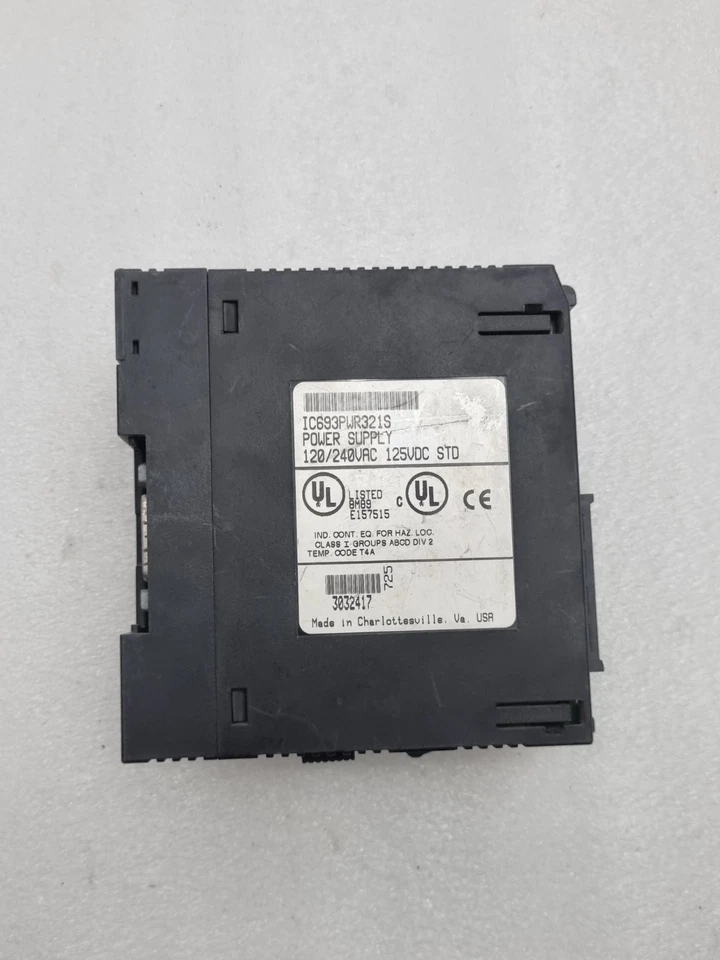 GE Fanuc IC693PWR321S Series 90-30 Standard Power Supply Programmable Controller